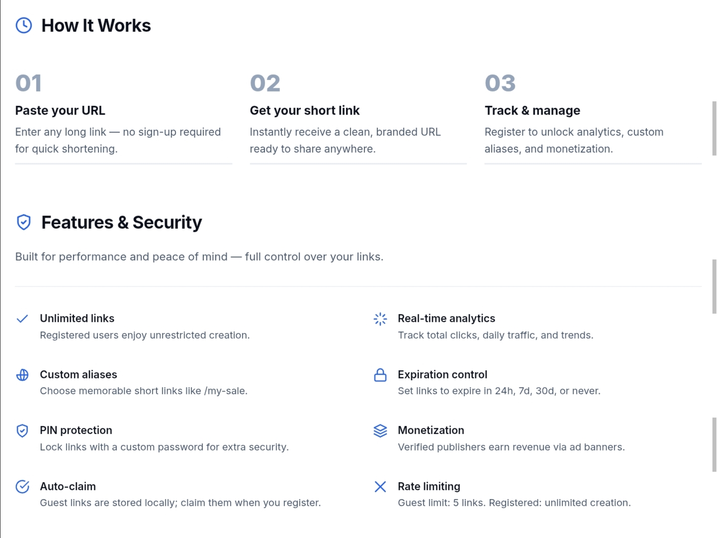 Custom URL Shortener — view2